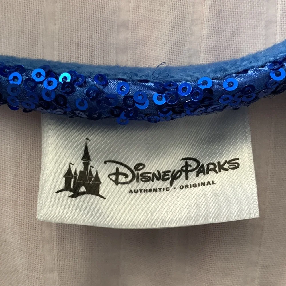 Blue Minnie Ears with White Stars - Picture 3 of 3